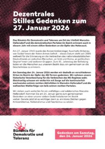 Gedenken an die Opfer des Nationalsozialismus