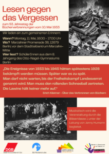 Lesen gegen das Vergessen